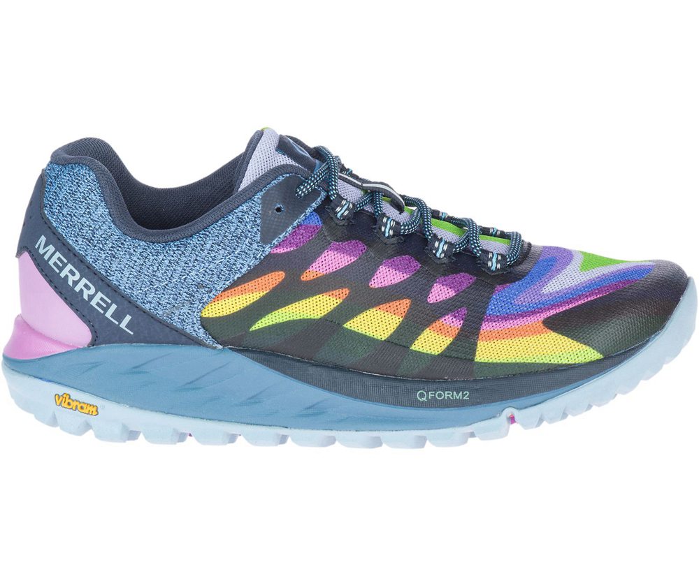 Buty Sportowe Merrell Damskie Kolorowe - Antora 2 Rainbow - 598706-PGC